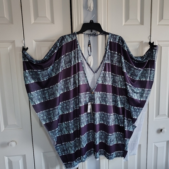 VIX Paula Hermanny Swimsuit Kaftan  Coverup L - Picture 6 of 13